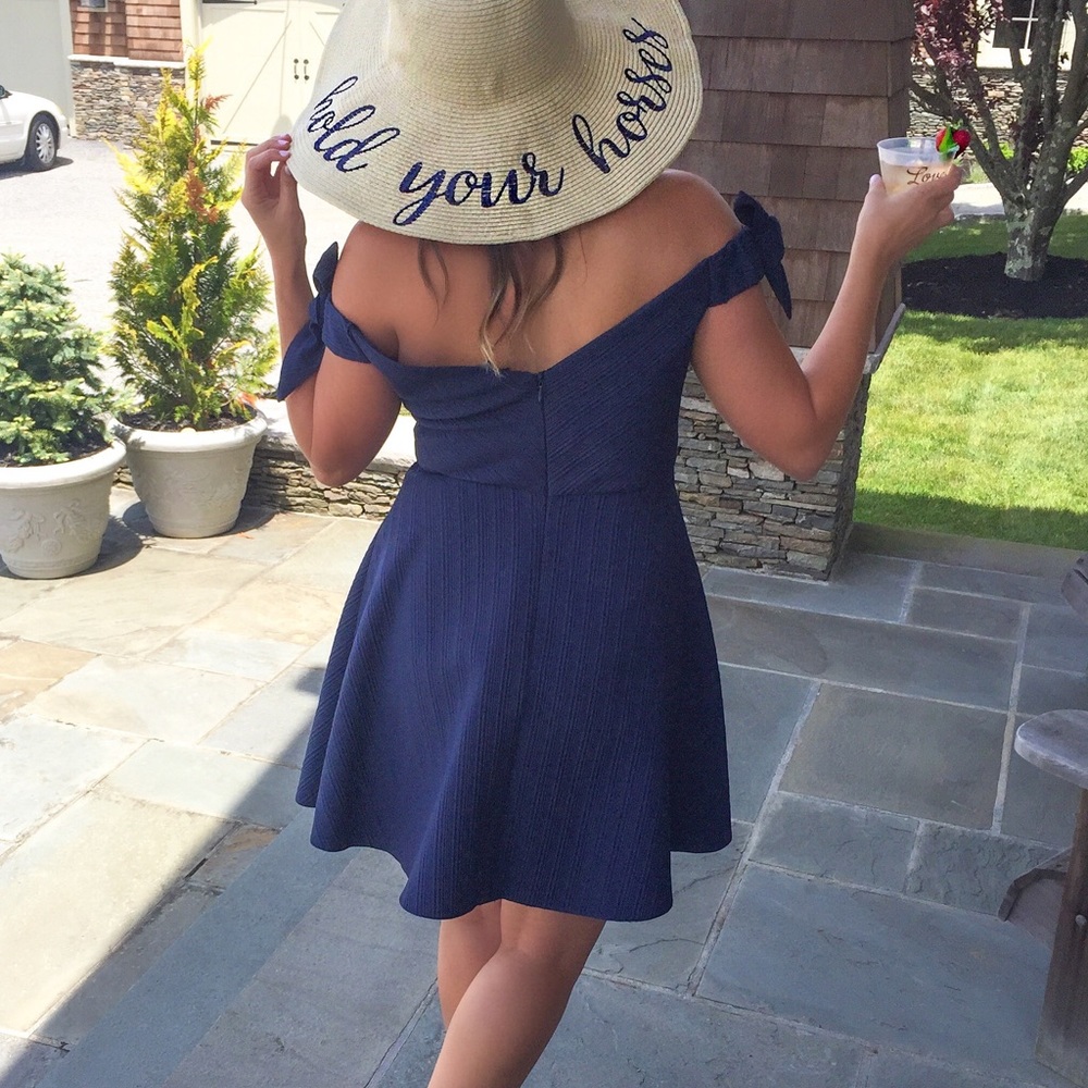 Topshop Off the Shoulder Dress